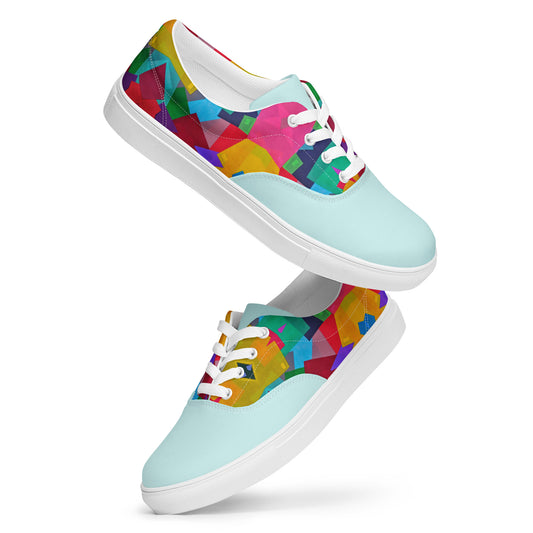 Men's Canvas Shoes – Sleek Lace-Up Design Inspired by Imagination -