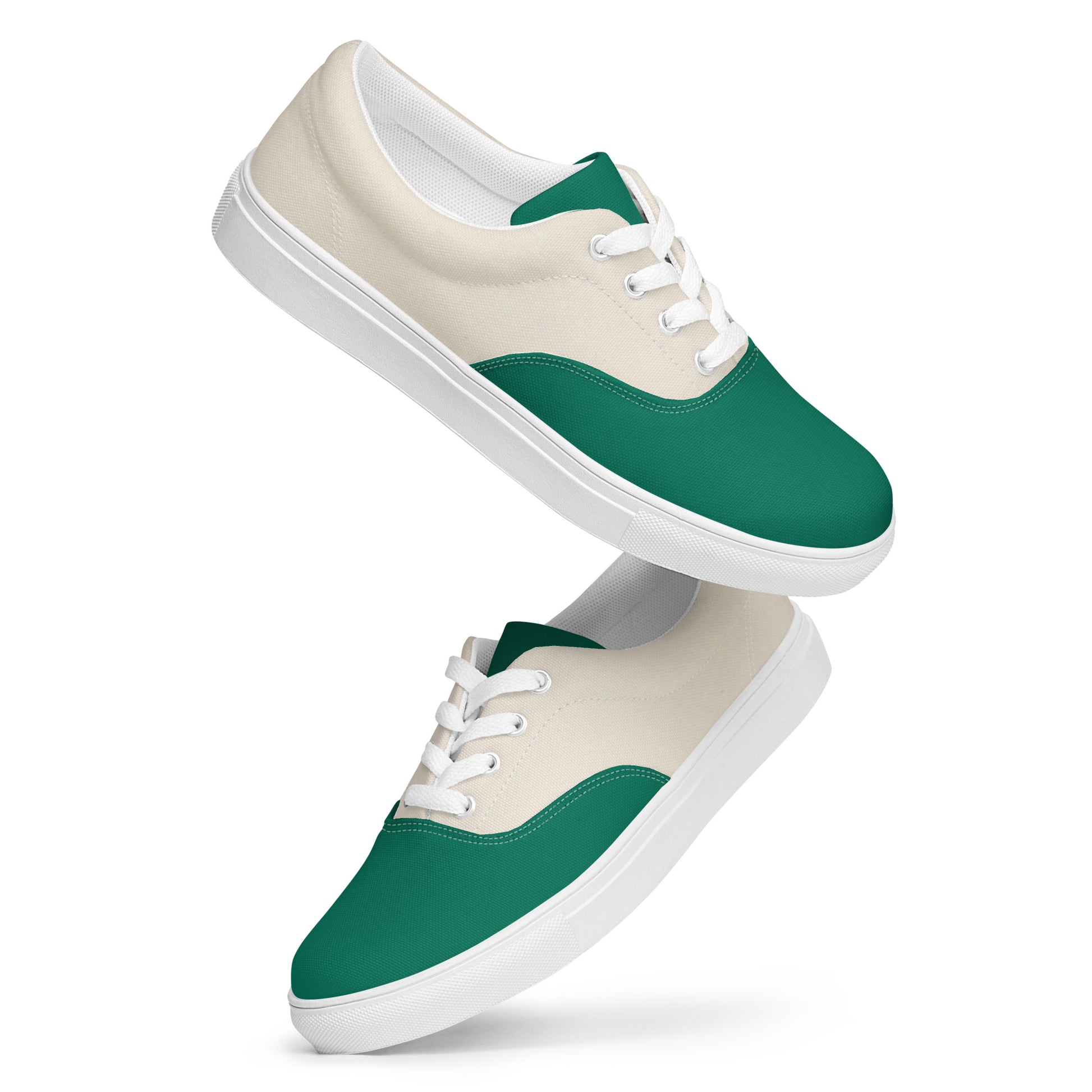 Men's Canvas Shoes – Eco-Friendly Lace-Up Design Inspired by Nature -