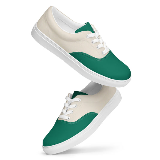 Men's Canvas Shoes – Eco-Friendly Lace-Up Design Inspired by Nature -