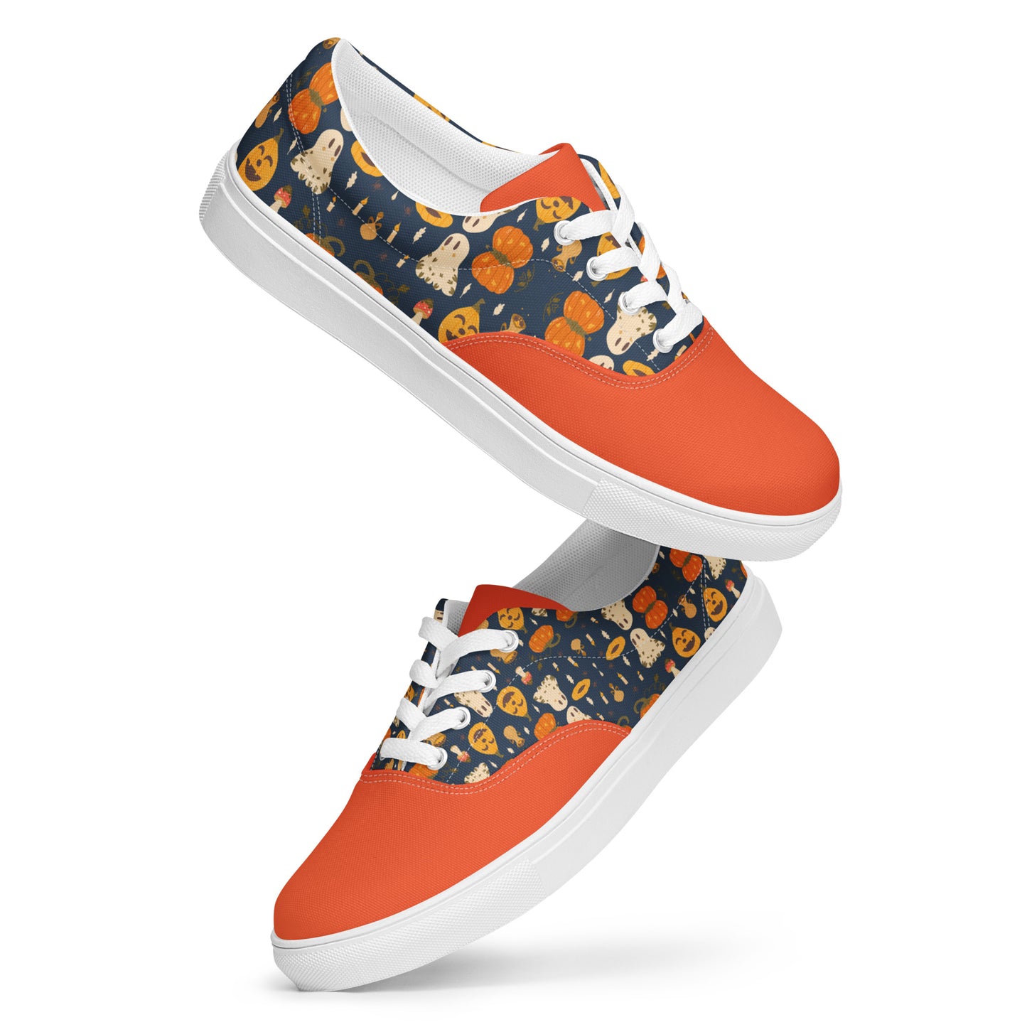 Men’s Lace Up Canvas Shoes – Sleek Design for Stylish Halloween Looks -