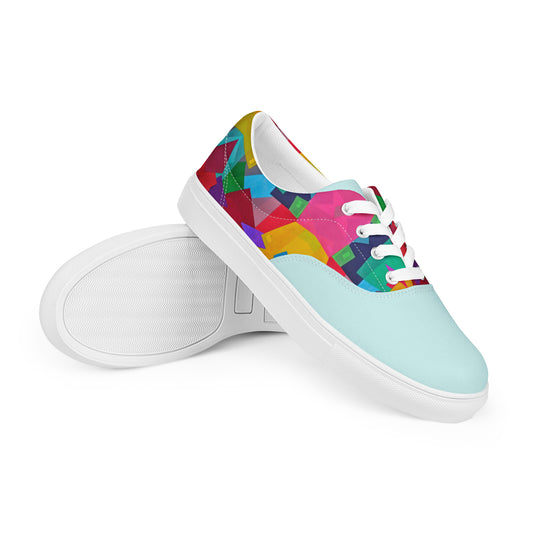 Men's Canvas Shoes – Sleek Lace-Up Design Inspired by Imagination -