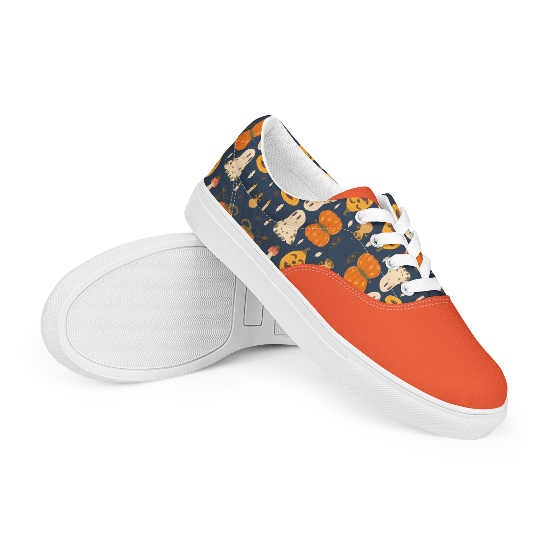 Men’s Lace Up Canvas Shoes – Sleek Design for Stylish Halloween Looks -