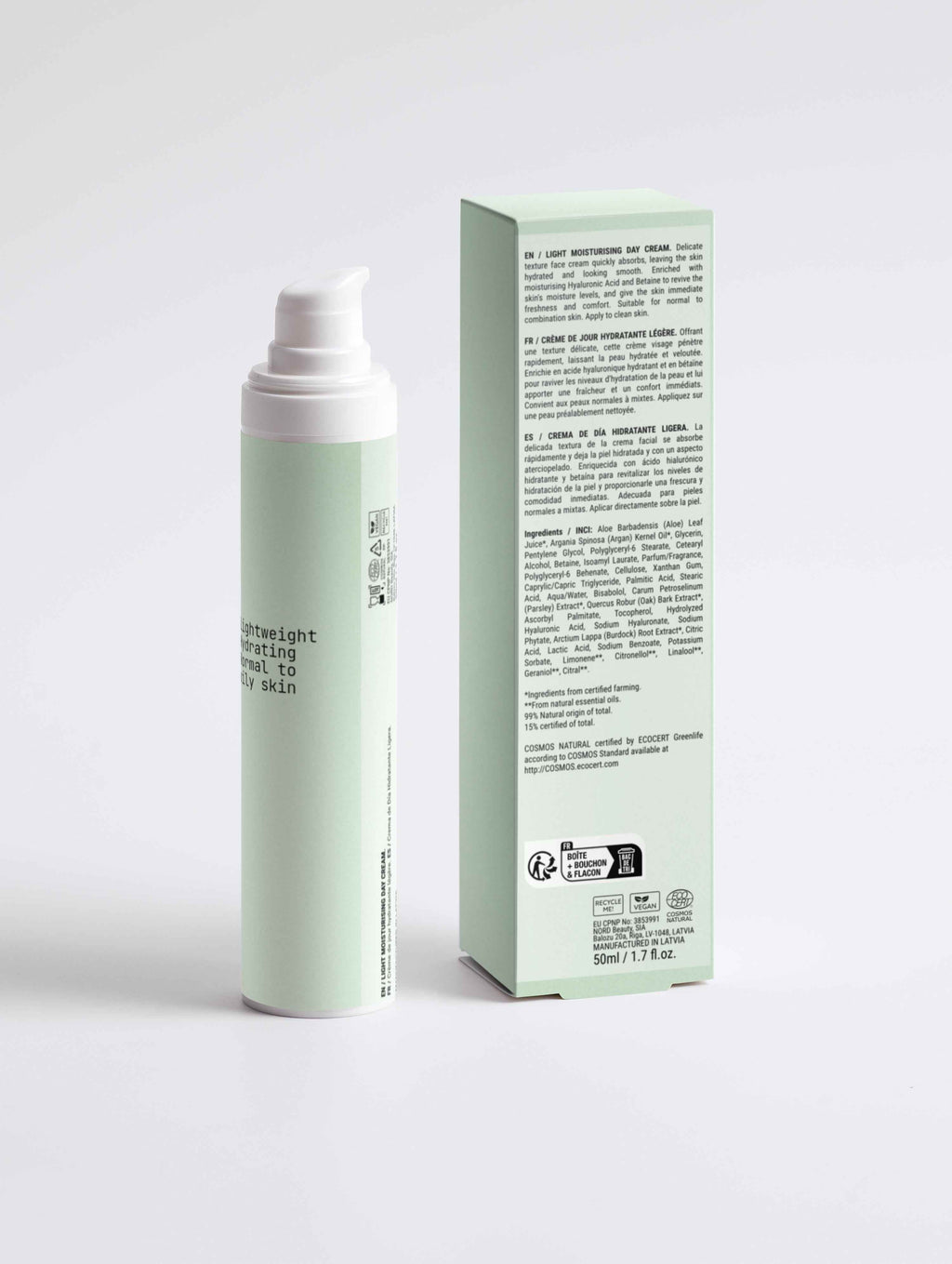 Light Moisturizing Day Cream 50 ml / 1.69 fl oz - Hydrating Daily Moisturizer - HOPE Athlete Apparel & Wellness 