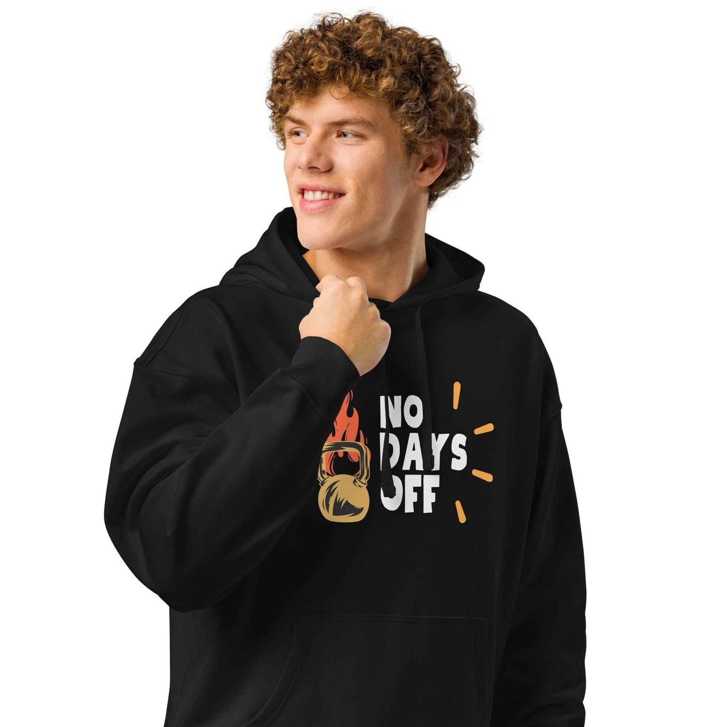 Men's Fitness Hoodie - Relaxed Style for No Days Off -