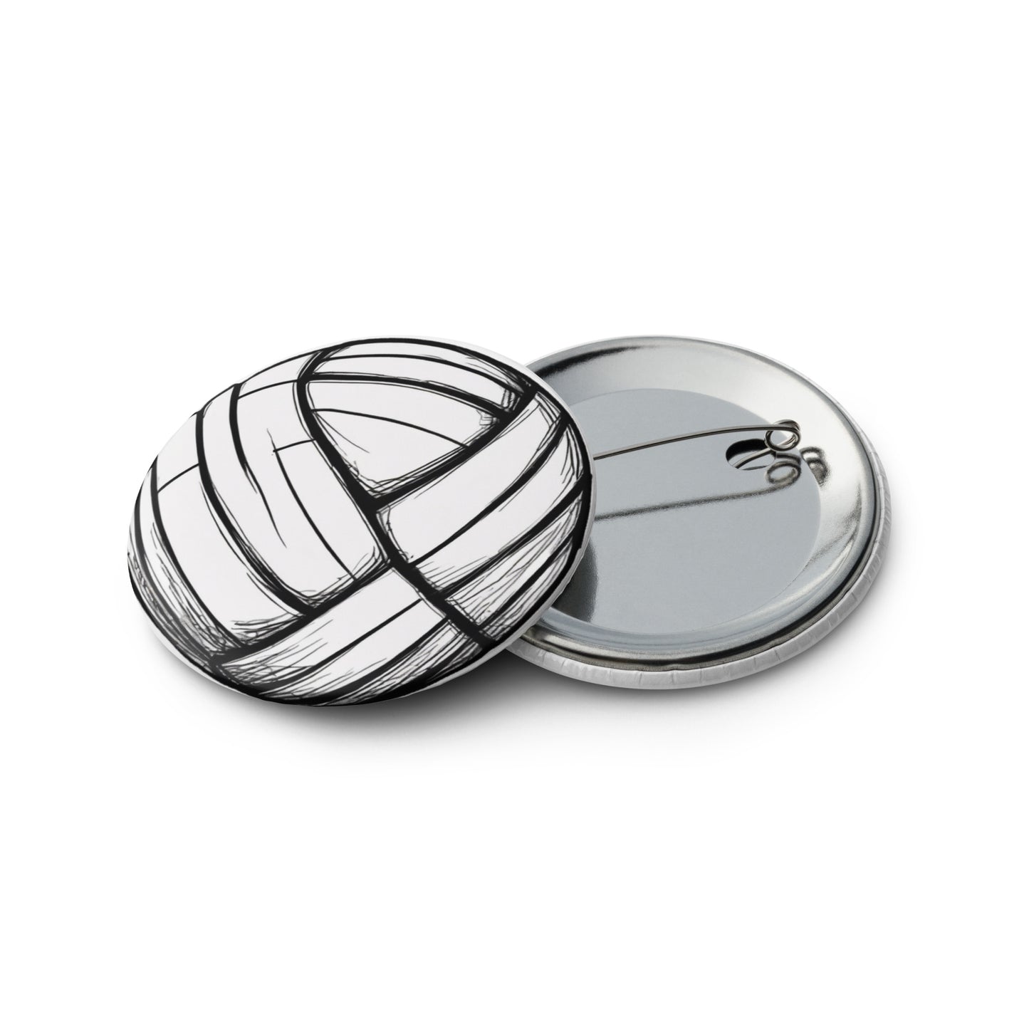 Volleyball Tournament Gift: Collectible Pin Buttons - Unique Set of 5 for Fans and Players