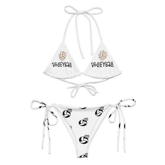 Sustainable Recycled Bikini Set for Active Volleyball Lifestyle -