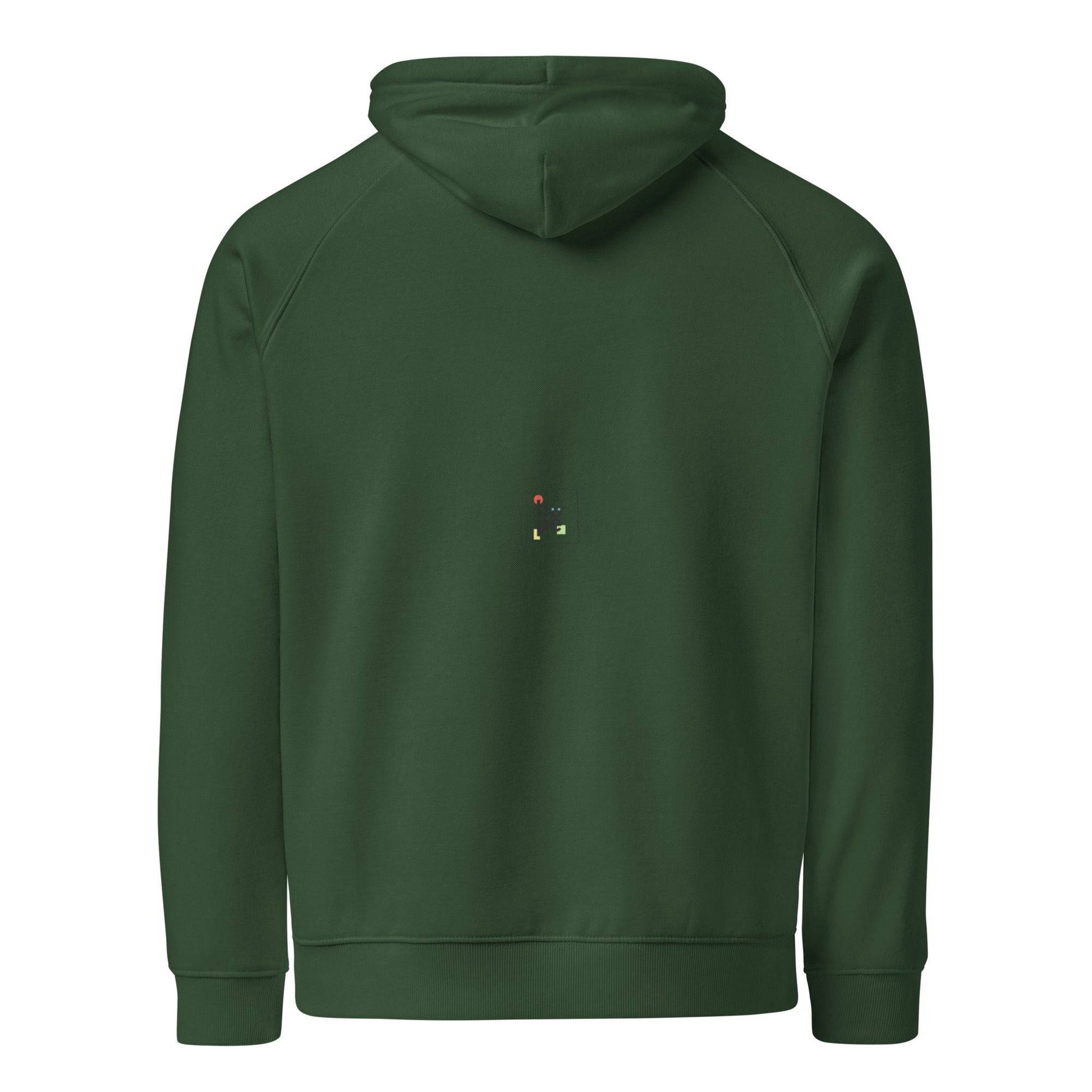 Men's Eco Raglan Hoodie for Intense Training and Comfort -