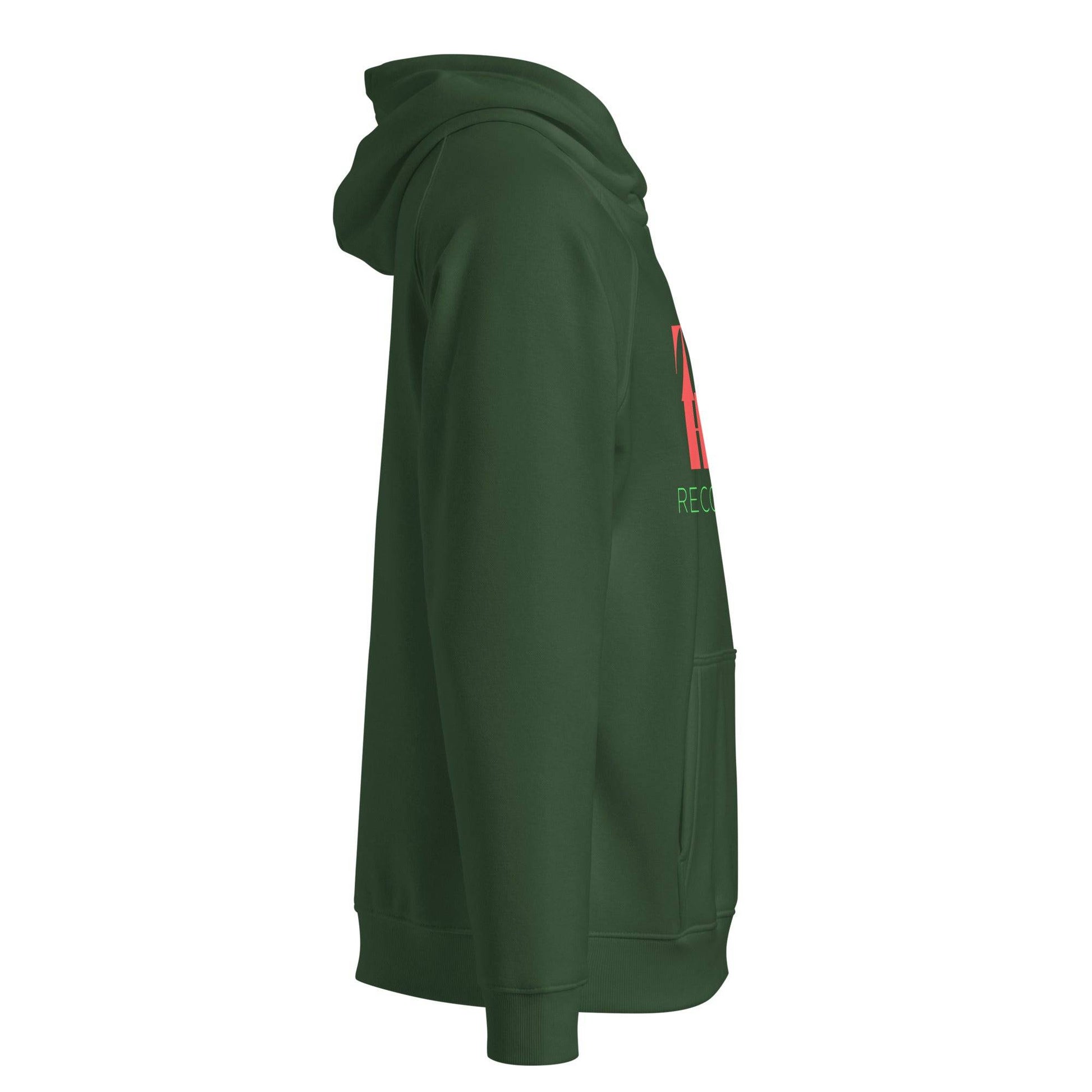 Men's Eco Raglan Hoodie for Intense Training and Comfort -