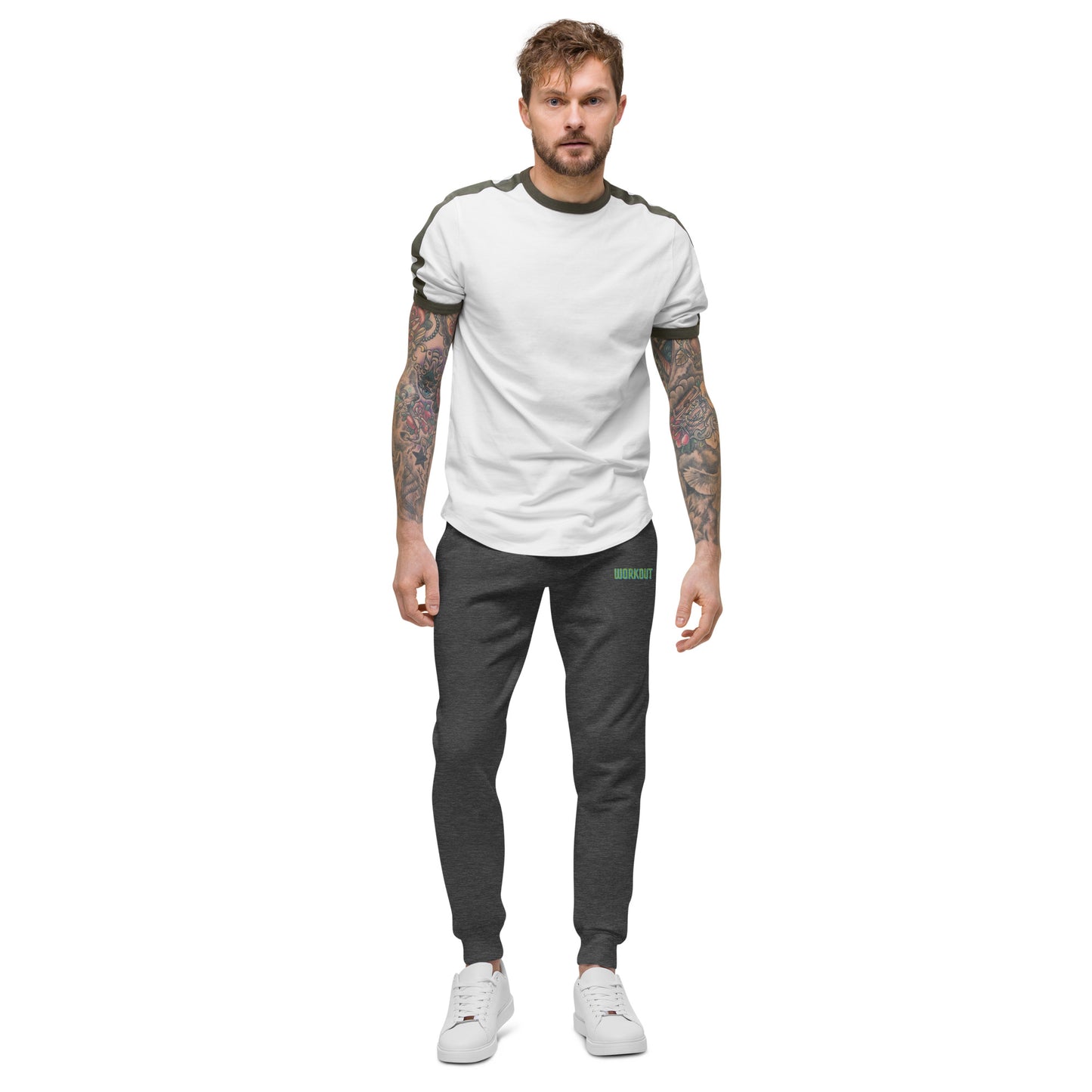 Men's Workout Fleece Sweatpants | Warm & Comfortable Fitness Pants