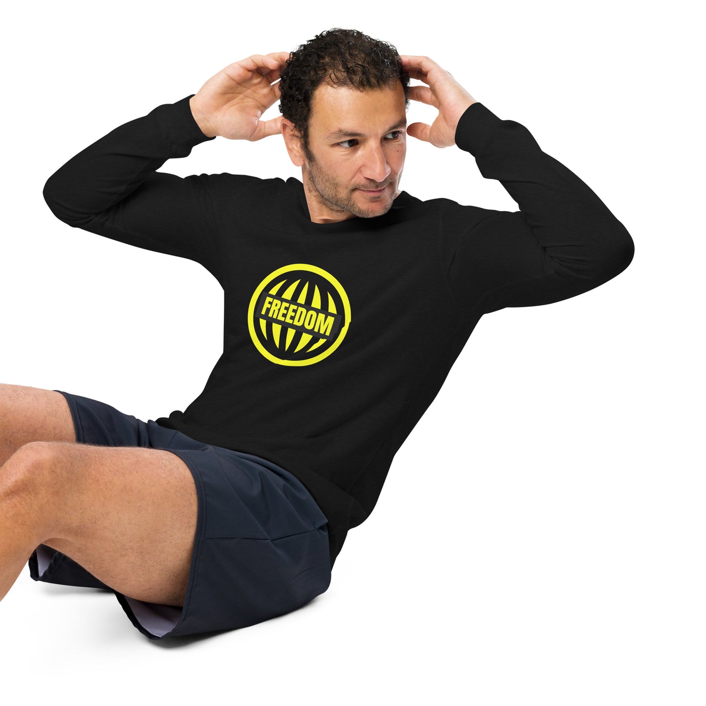 Men's Long Sleeve Tee Freedom Fashion Gym Apparel | Express Yourself