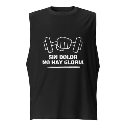 Men's Muscle Shirt - No Pain No Glory Performance Gym Wear -