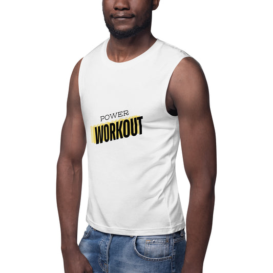 Men's Muscle Shirt Power Workout Performance - Unleash Your Strength