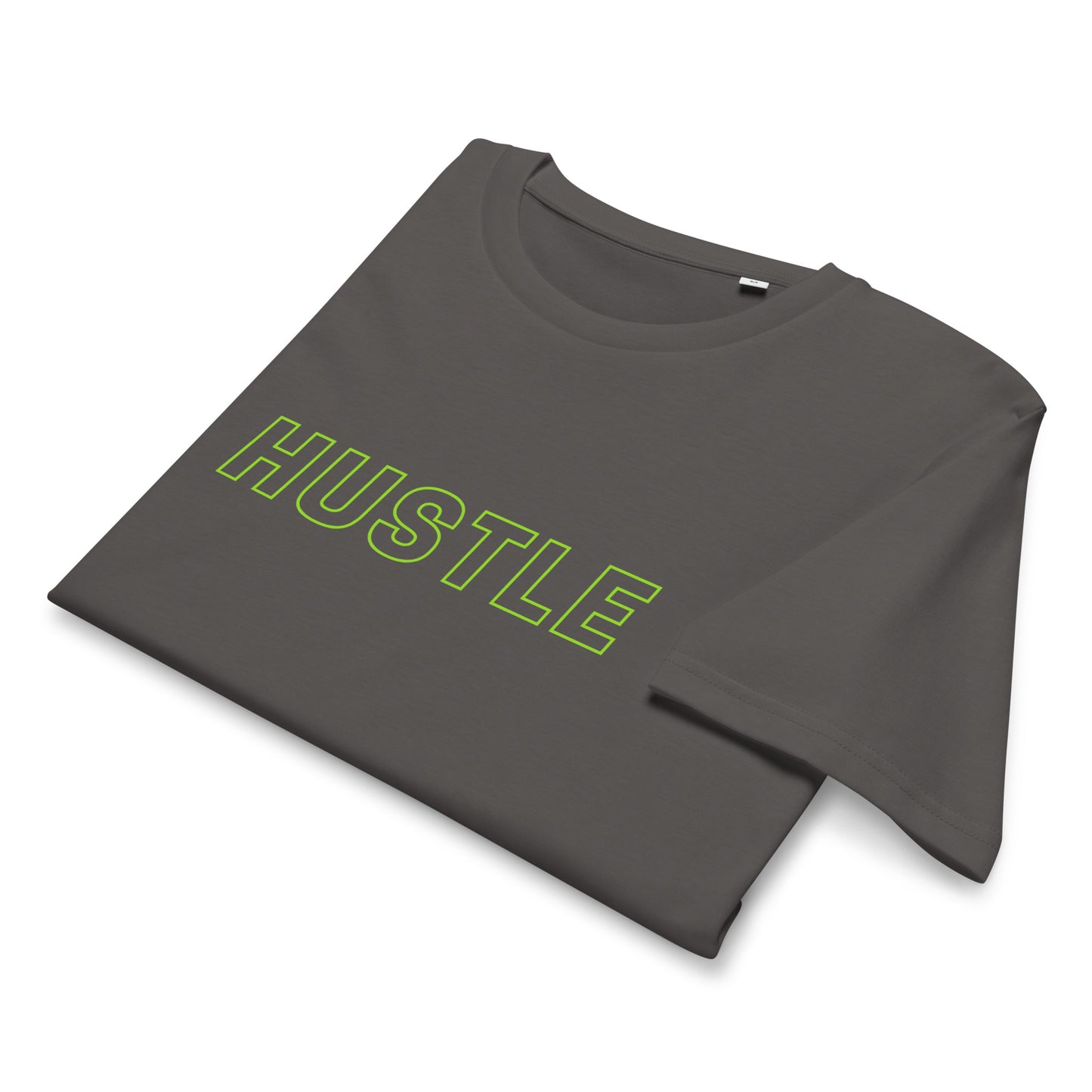 Men's Organic Mid-Light T-Shirt Hustle | Motivational Fitness Apparel