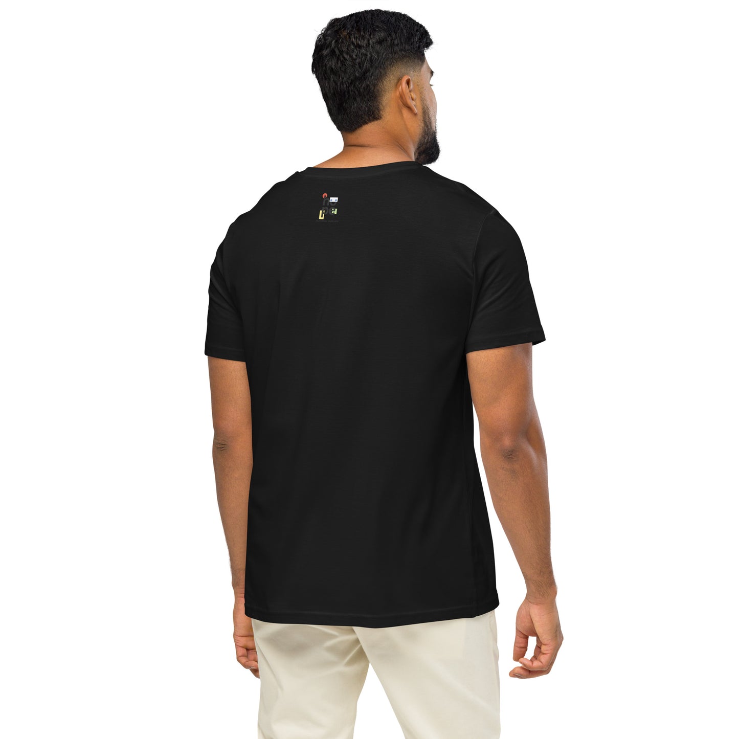 Men's Organic Mid-Light T-Shirt Hustle | Motivational Fitness Apparel