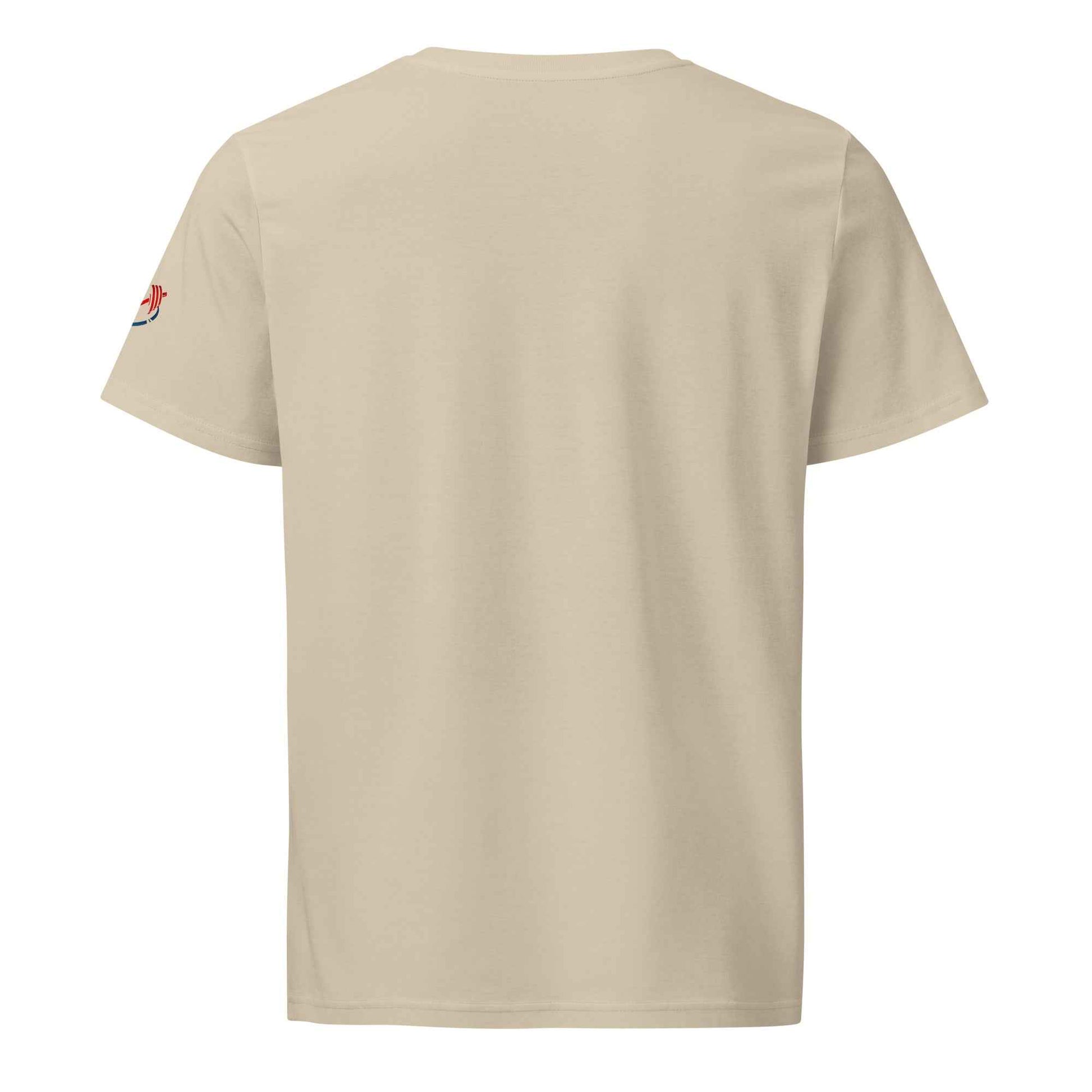 Men's Organic Fitness T-Shirt - Mid-Light Gym Mode On Apparel