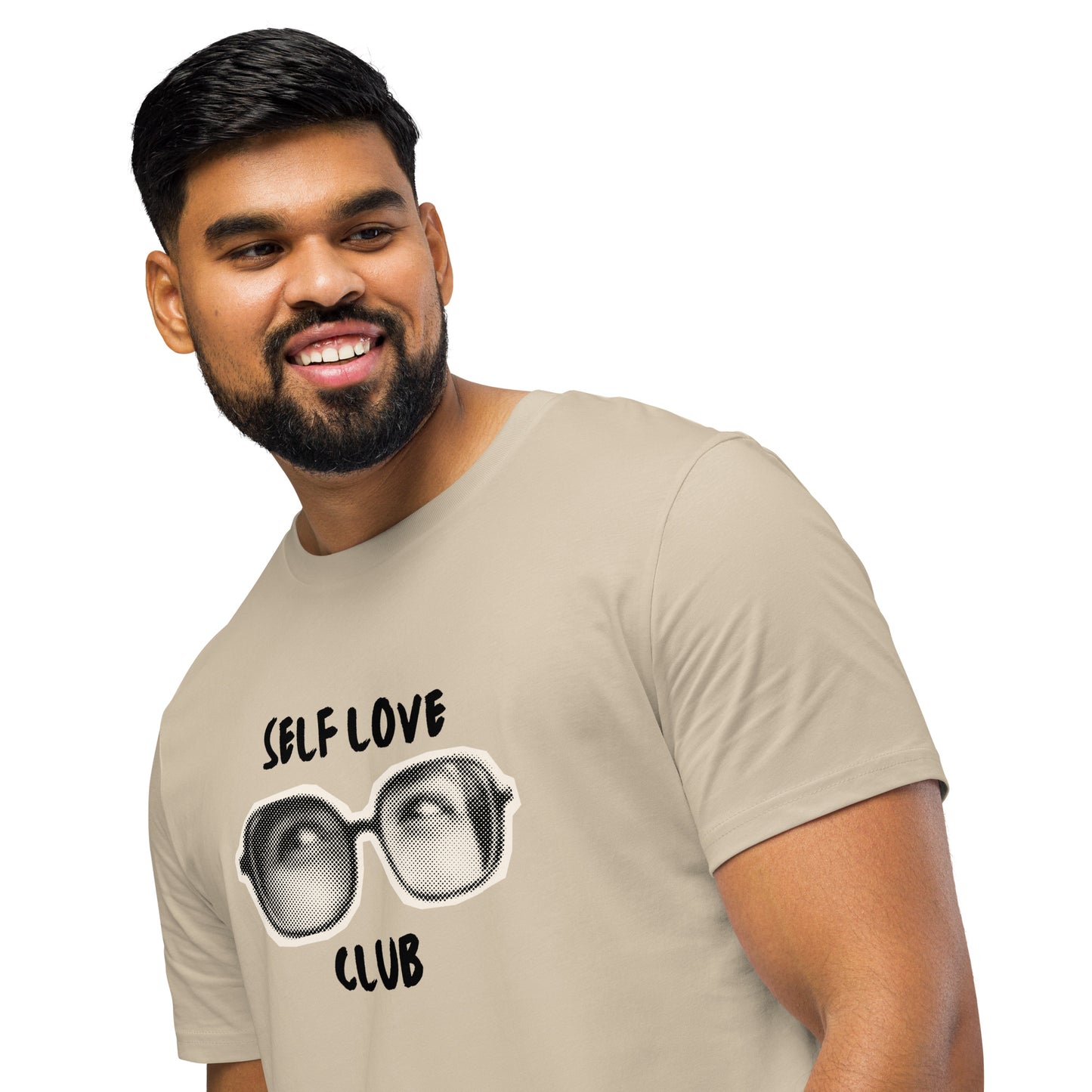 Men's Organic Mid-Light T-Shirt Self Love Club Fitness | Empowering