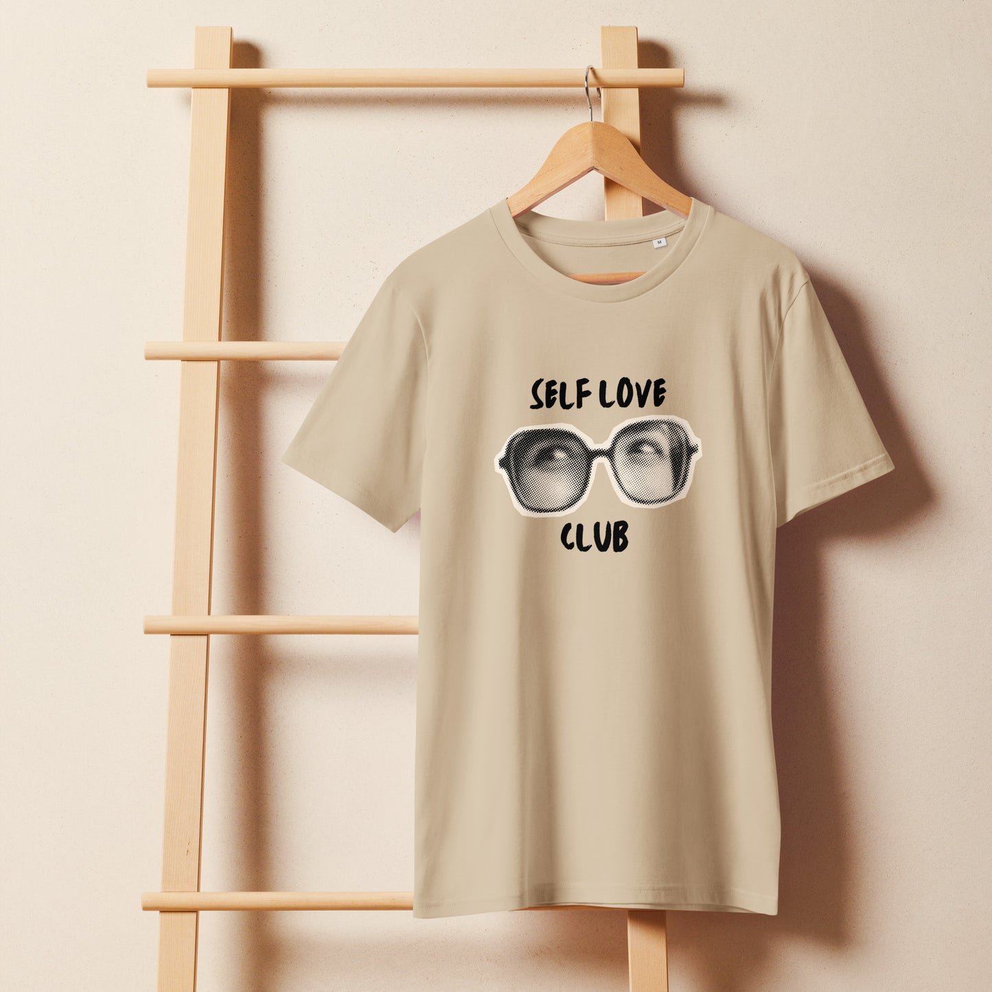 Men's Organic Mid-Light T-Shirt Self Love Club Fitness | Empowering