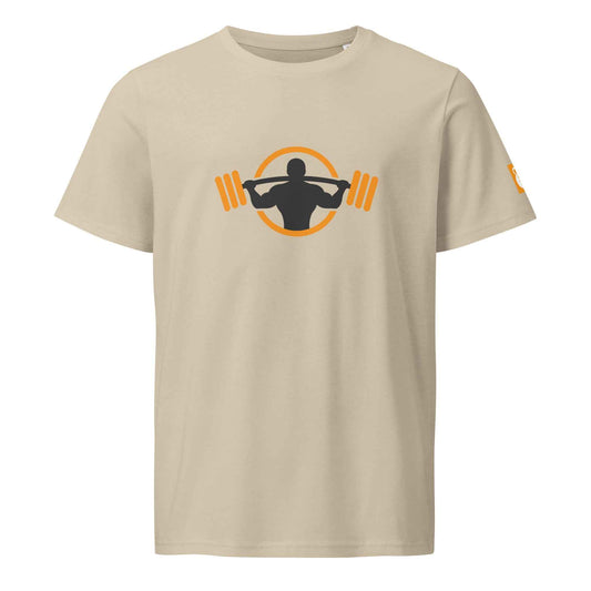 Men's Organic T-Shirt for Weightlifting | Mid-Light Fitness Apparel for Lifters