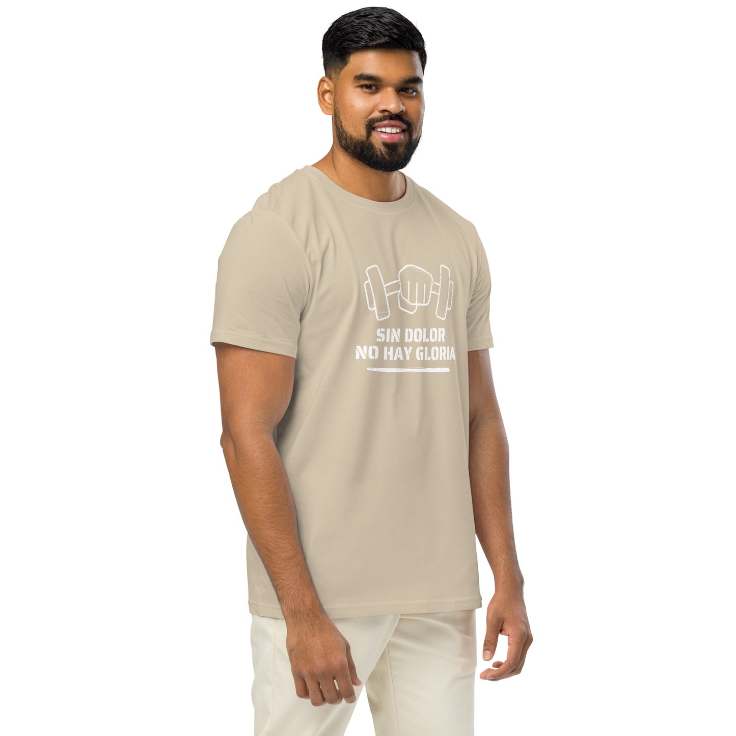 Men's Organic Mid-Light T-Shirt Sin Dolor No Hay Gloria | No Pain No Glory