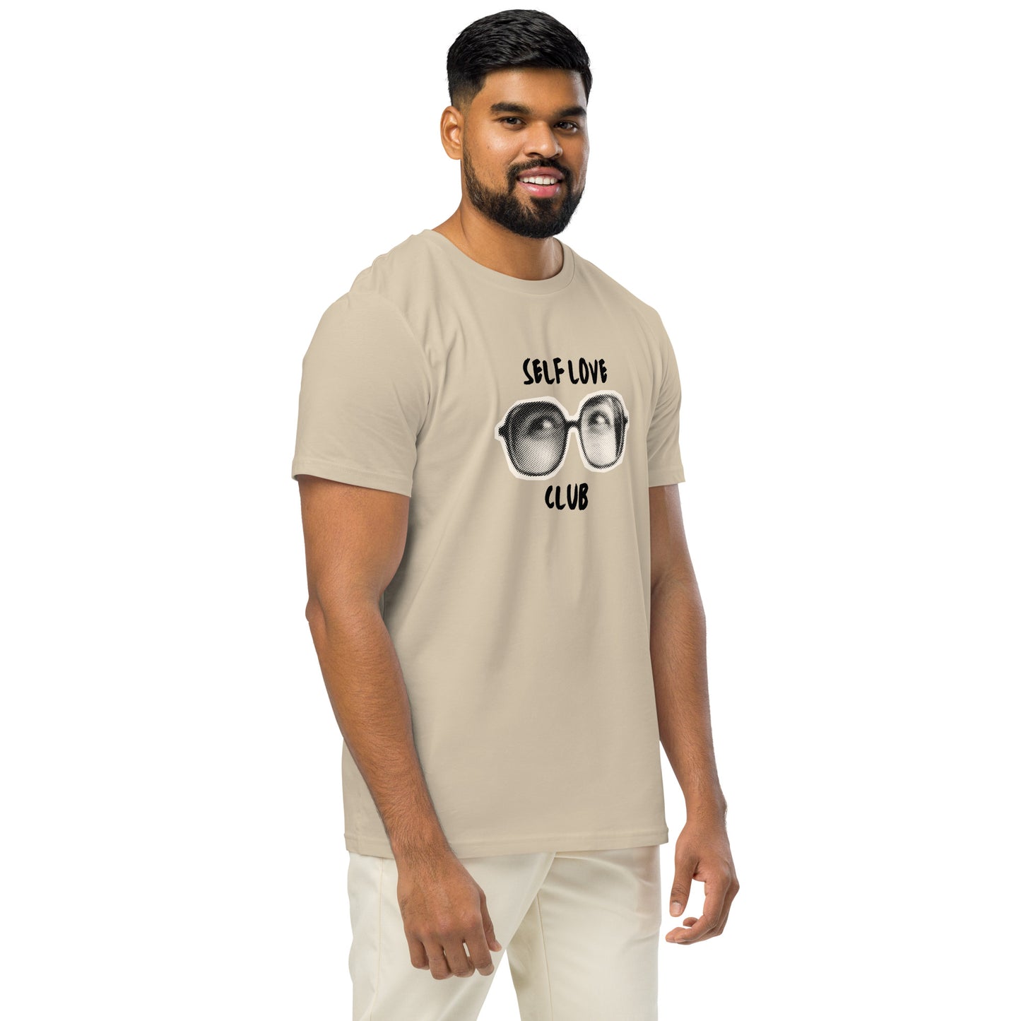 Men's Organic Mid-Light T-Shirt Self Love Club Fitness | Empowering