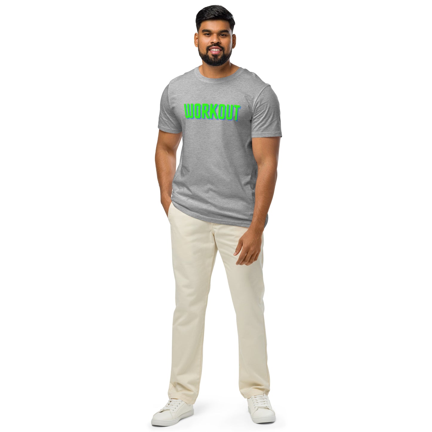 Men's Organic Mid-Light T-Shirt Workout | Fitness Apparel for Gym Enthusiasts