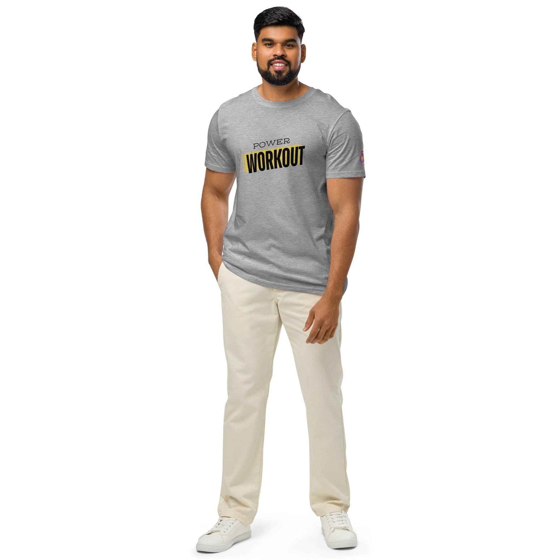 Men's Organic T-Shirt for High-Intensity Fitness Workouts