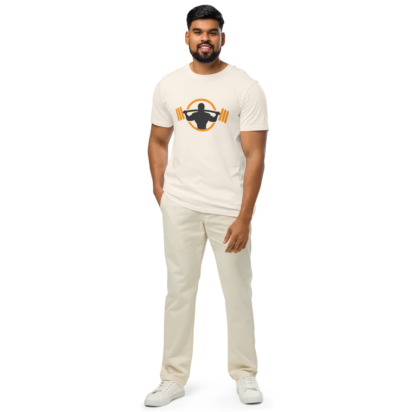 Men's Organic Mid-Light T-Shirt Weightlifting | Fitness Apparel for Lifters