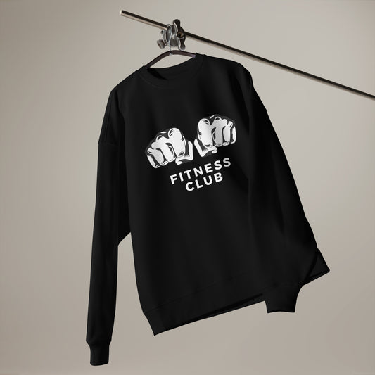Men's Organic Oversized Sweatshirt Fitness Club | Gym Apparel for Fitness Enthusiasts
