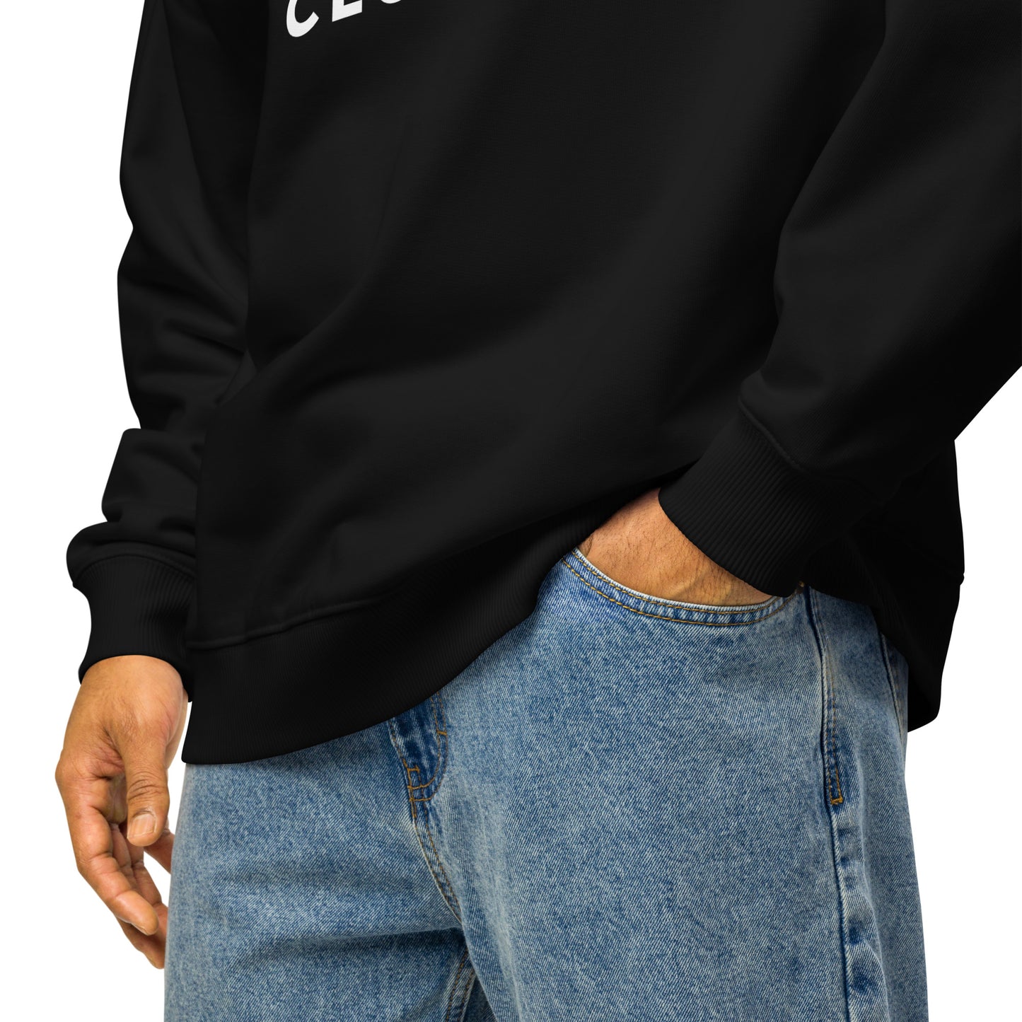 Men's Organic Oversized Sweatshirt Fitness Club | Gym Apparel