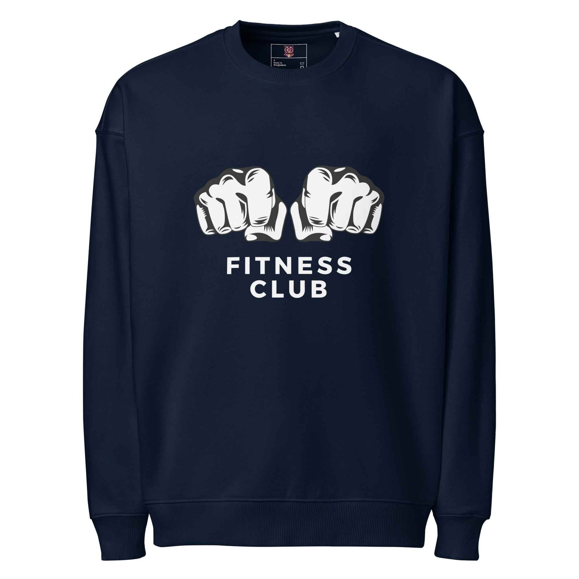 Men's Organic Sweatshirt | Oversized Fitness Club Gym Apparel - HOPE Athlete Apparel & Wellness 