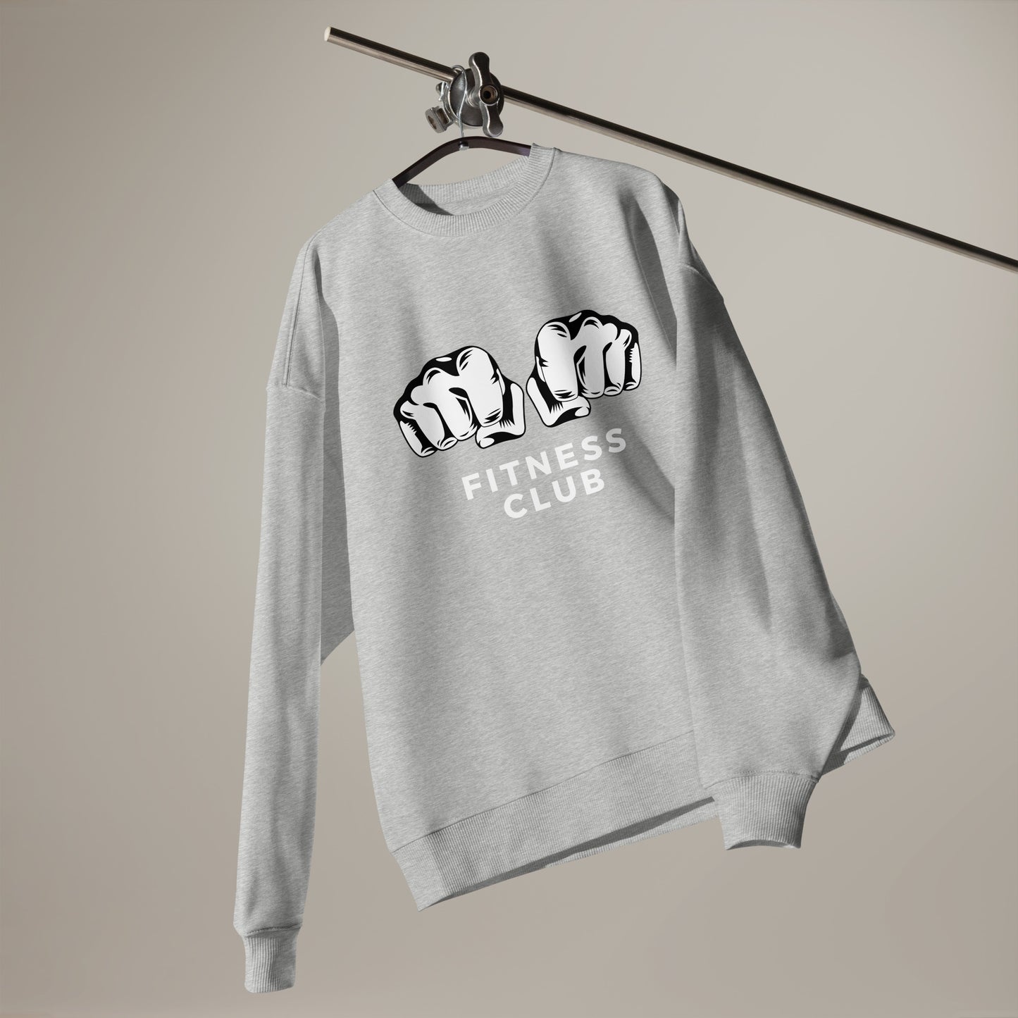 Men's Organic Oversized Sweatshirt Fitness Club | Gym Apparel