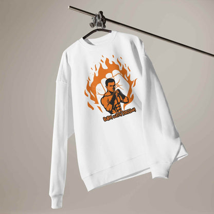 Men's Organic Boxing Sweatshirt for Calorie Burning Fitness -