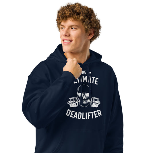 Men's Organic Relaxed Hoodie Ultimate Deadlifter | Strength Training Apparel