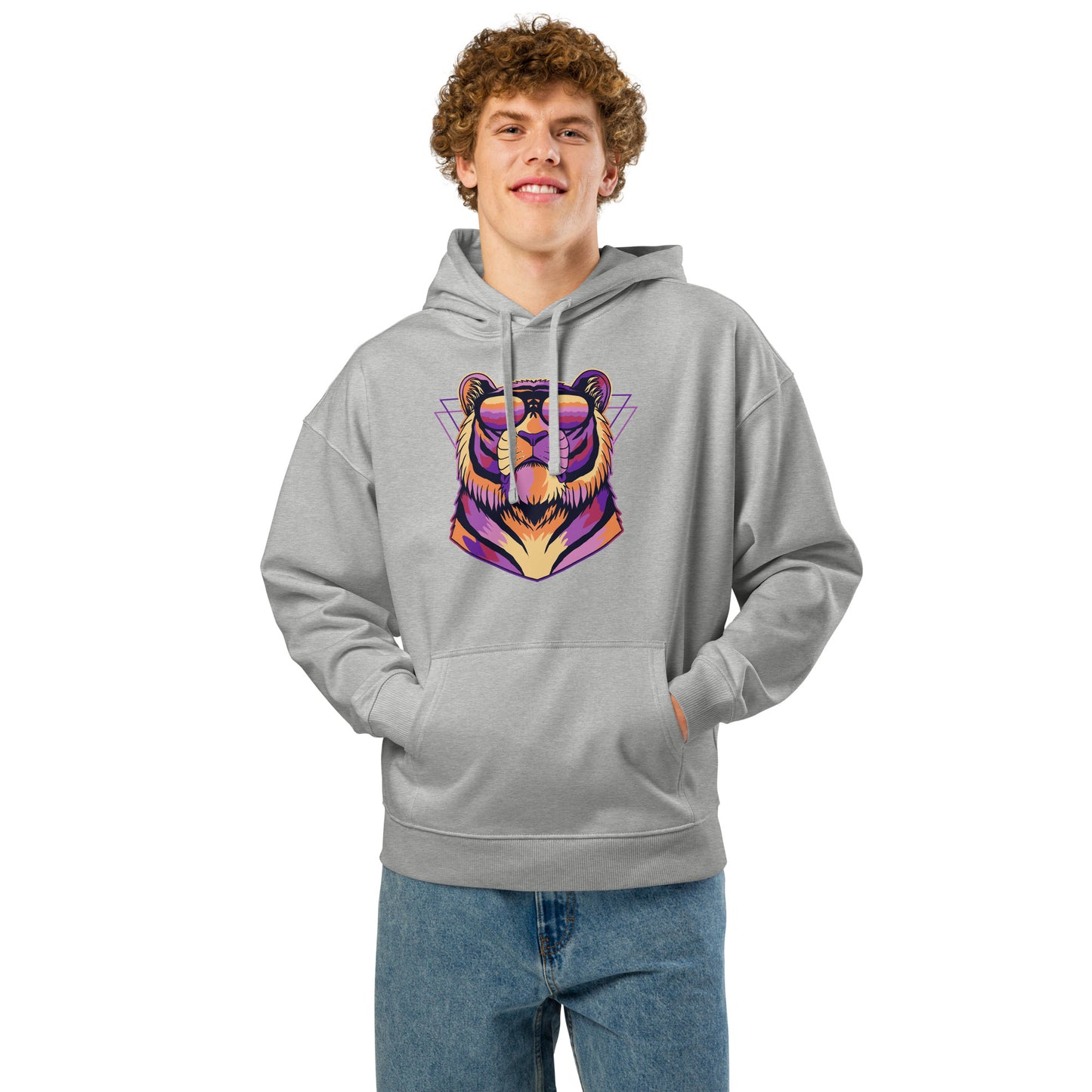 Men's Organic Relaxed Hoodie Gym Warm Up | Fitness Apparel