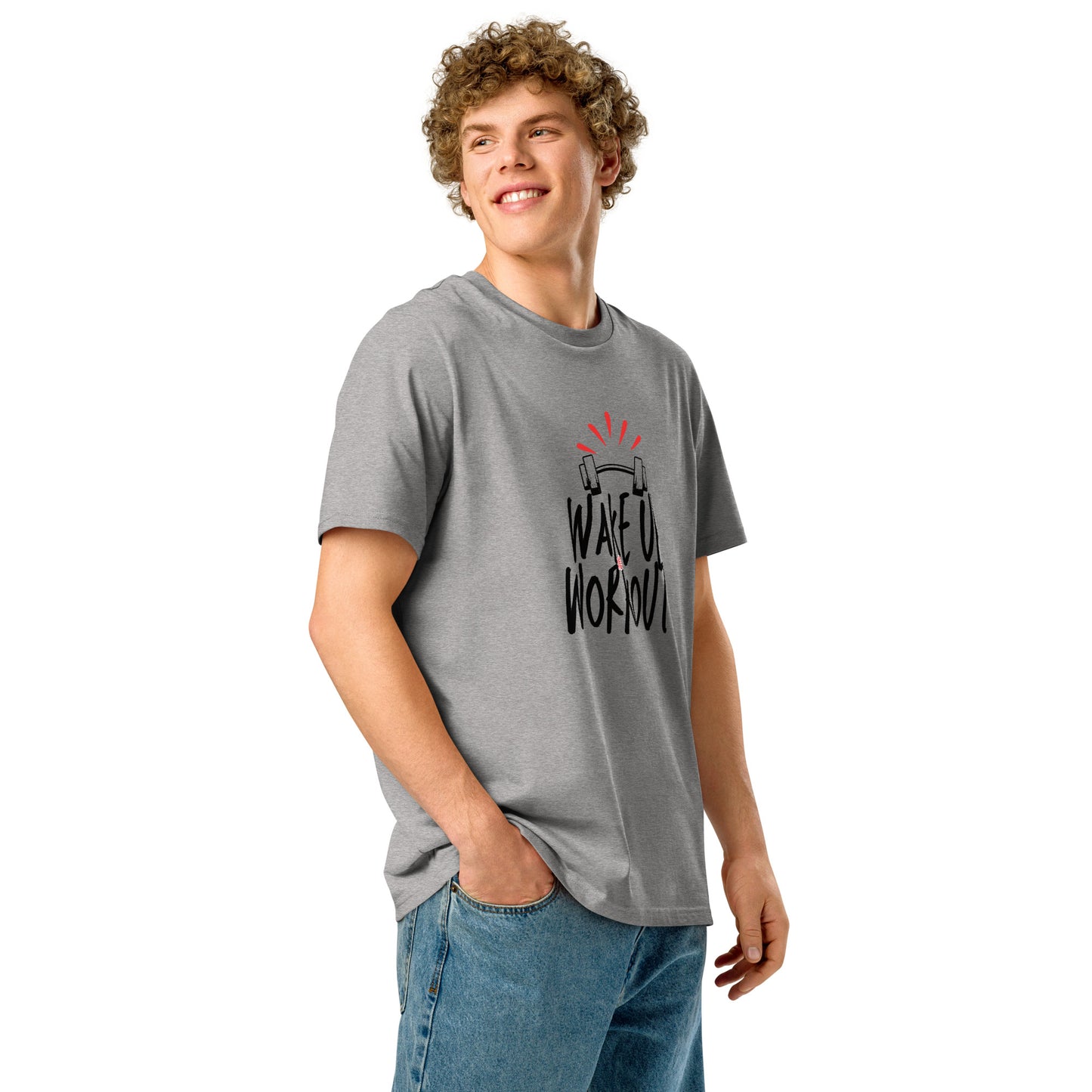 Men's Organic Ribbed Neck T-Shirt | Sustainable Casual Wear