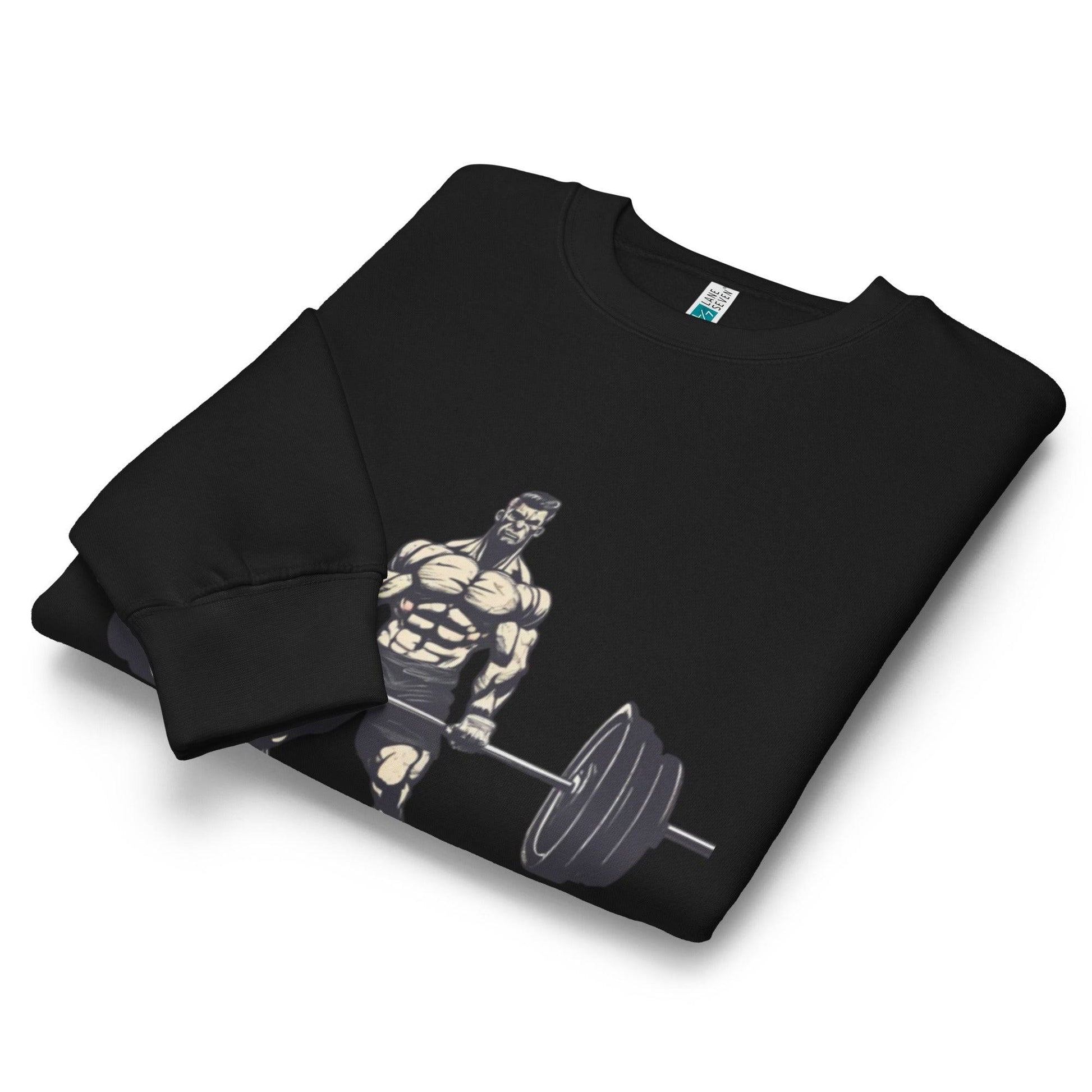Men's Weightlifting Sweatshirt - Premium Crew Neck for Ultimate Comfort and Performance -