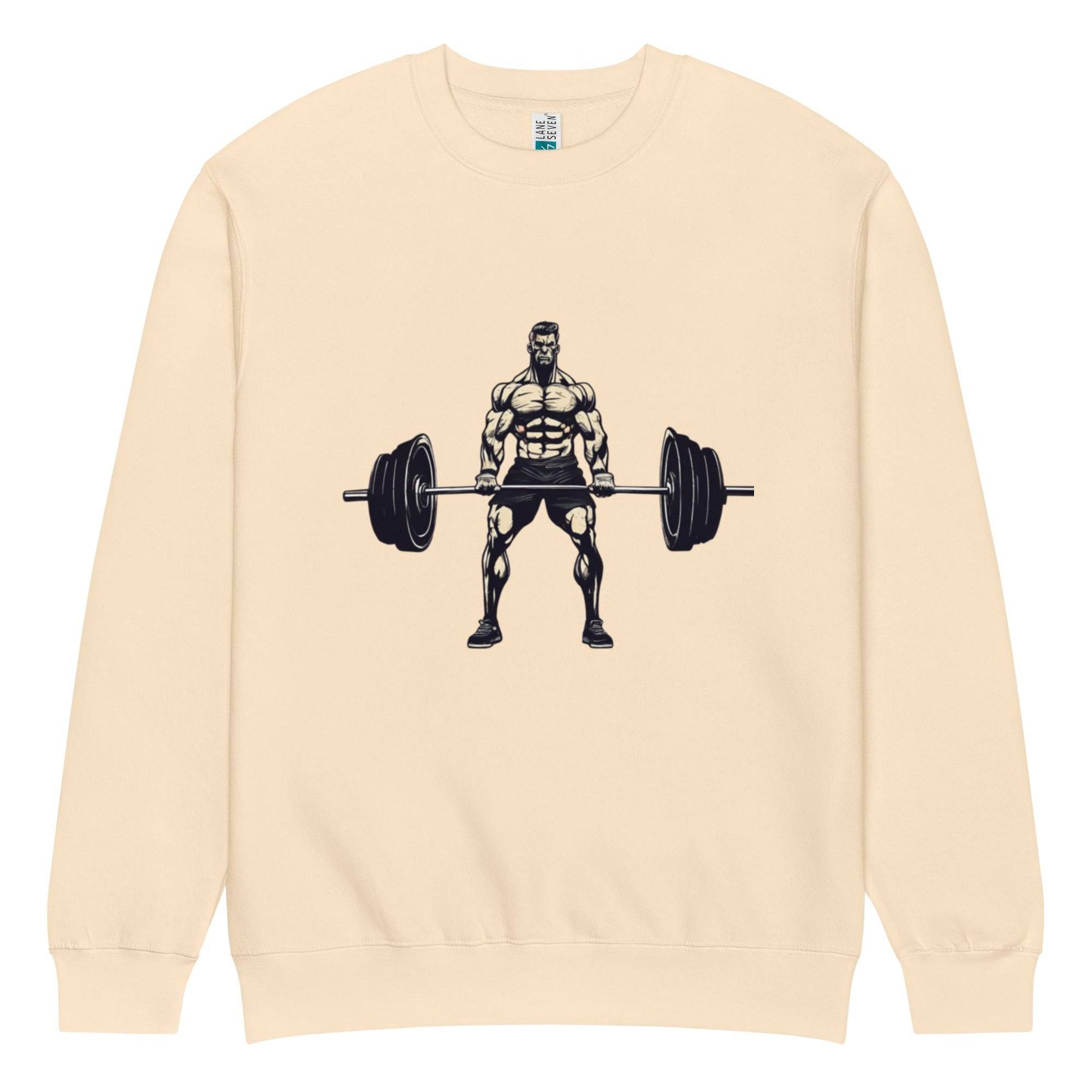 Men's Weightlifting Sweatshirt - Premium Crew Neck for Ultimate Comfort and Performance -