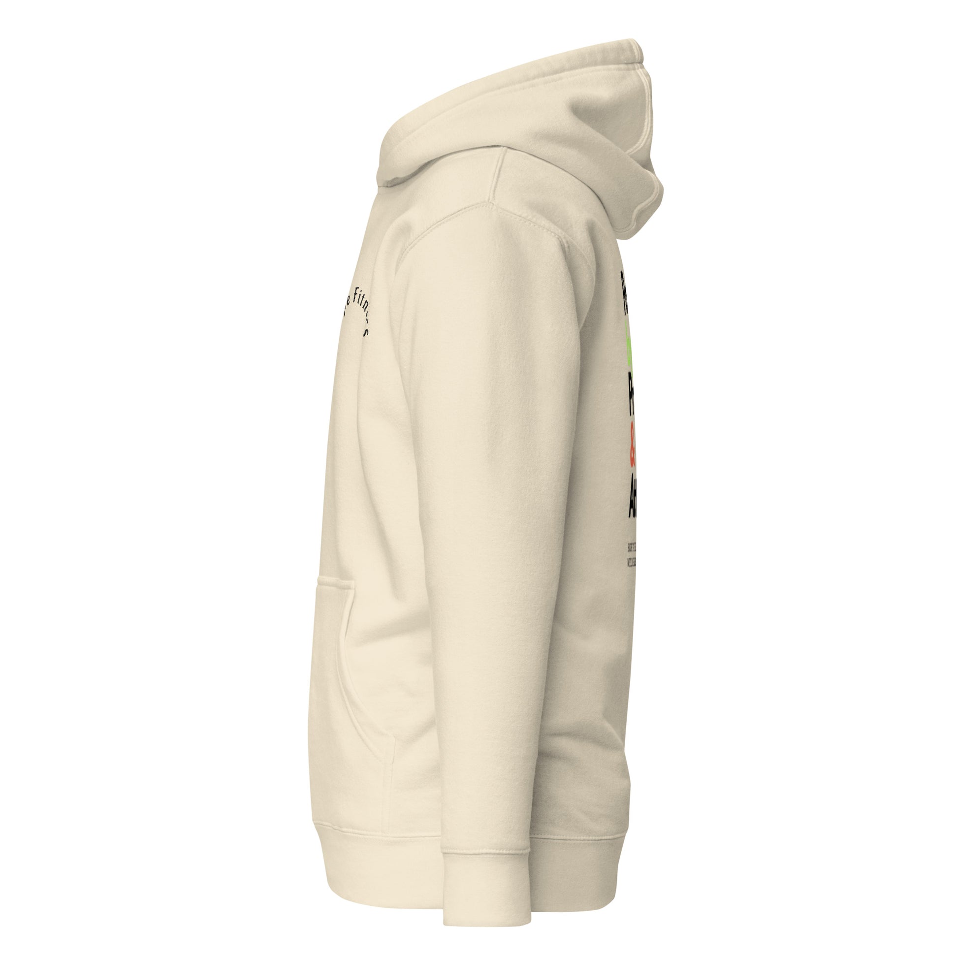 Men's Hoodie - Powered by Protein and Attitude for Ultimate Comfort -