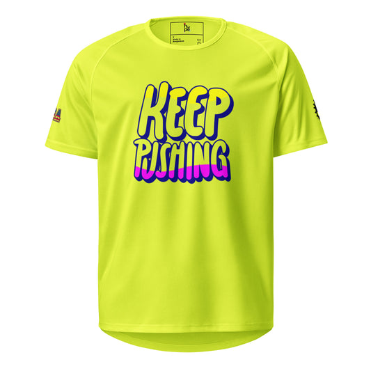 Women's Sport Jersey-Keep Pushing -