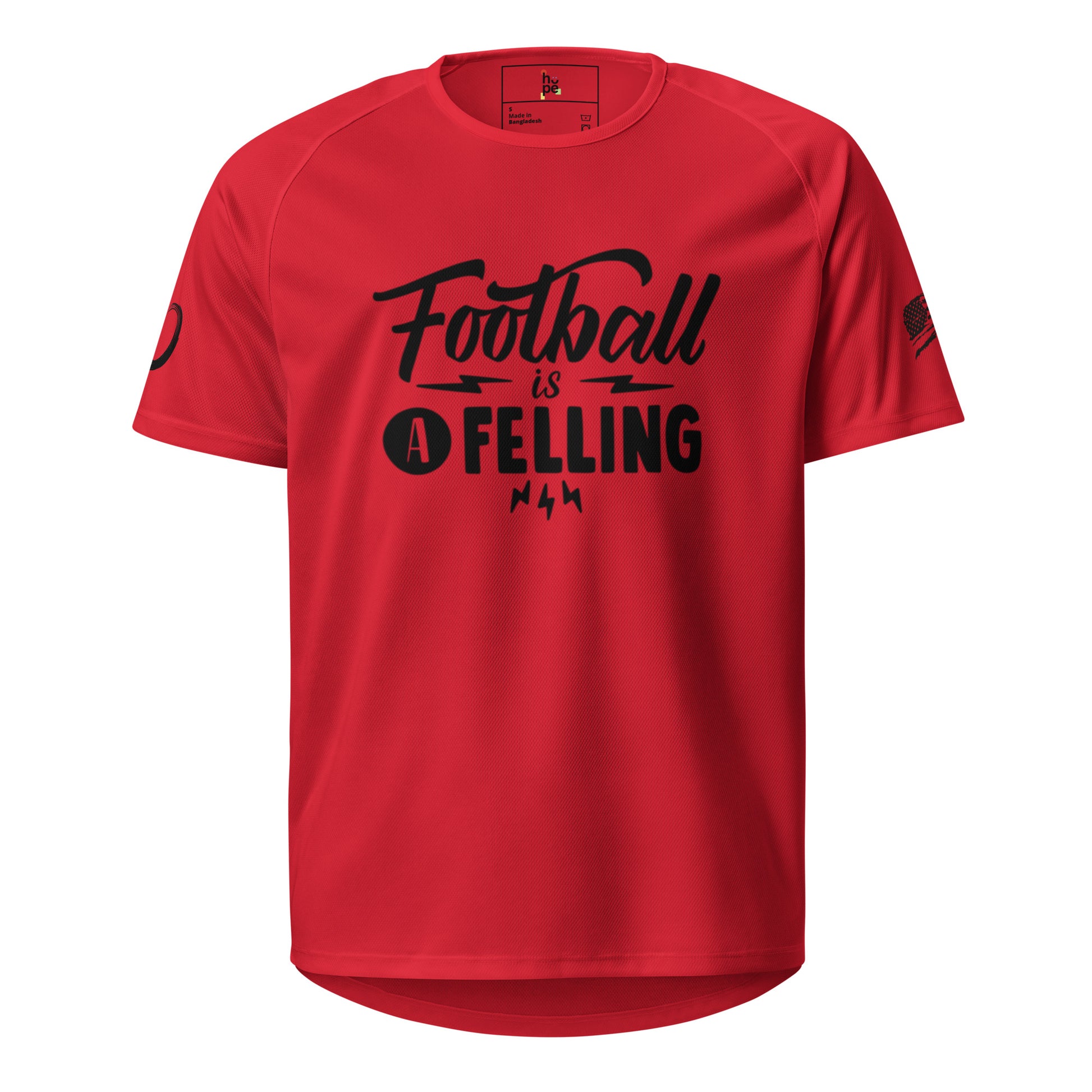 Men's Sports Jersey - Football is a Feeling for Ultimate Performance -
