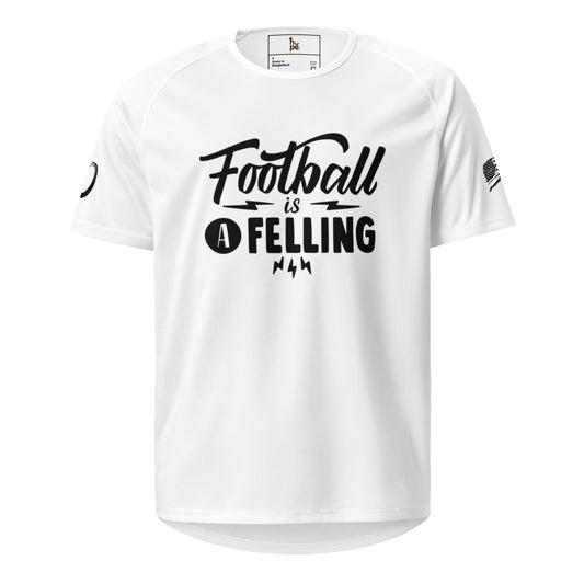 Men's Sports Jersey - Football is a Feeling for Ultimate Performance -