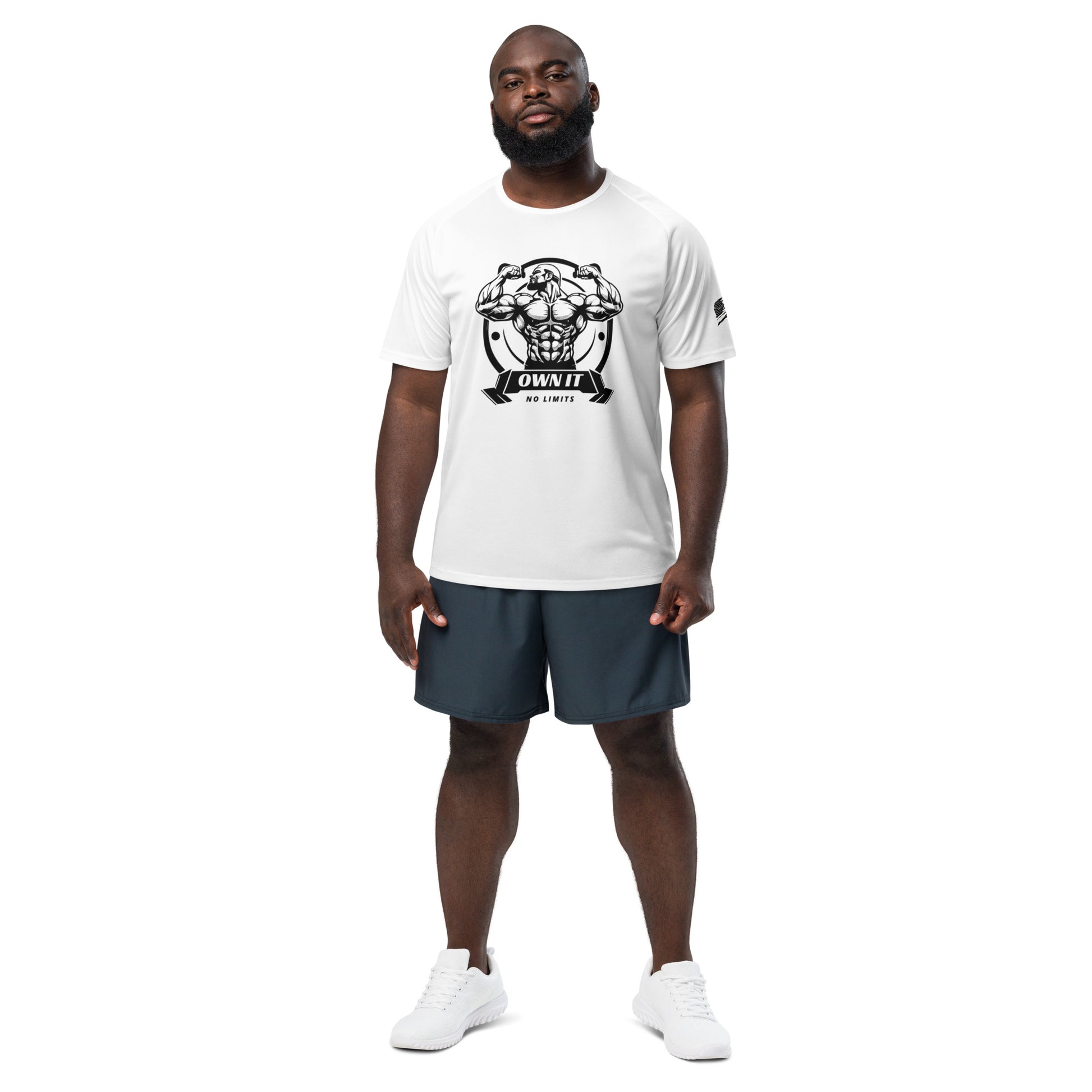 Men's Weightlifting Jersey - Own It, No Limits Sportswear -