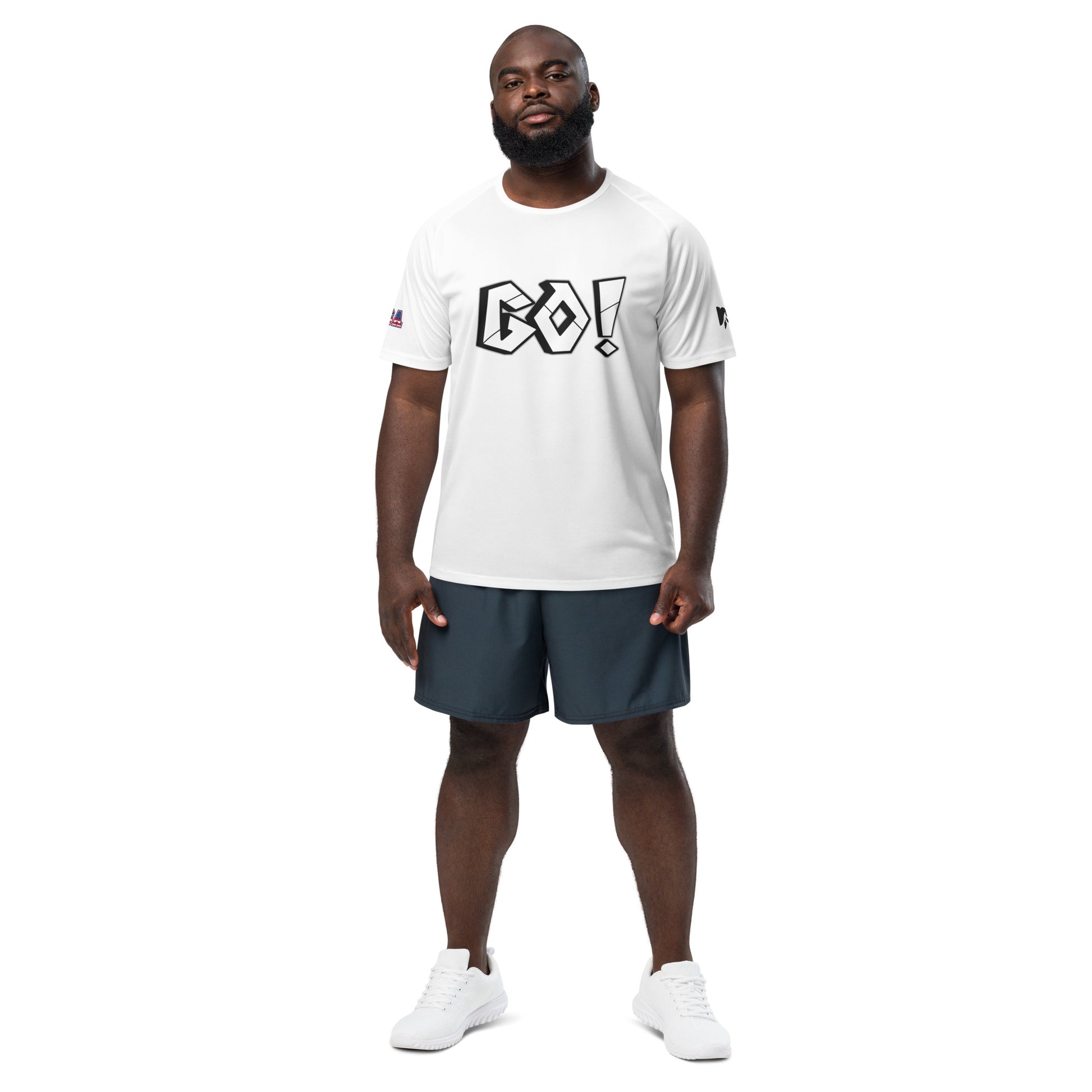 Men's Fitness Sport Jersey- Go! -