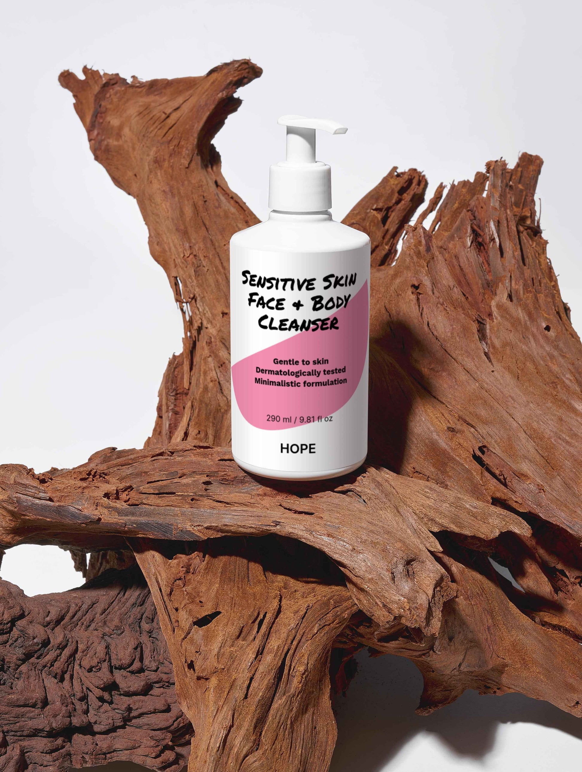 Sensitive Skin Cleanser - Gentle Face and Body Wash for Delicate Skin -