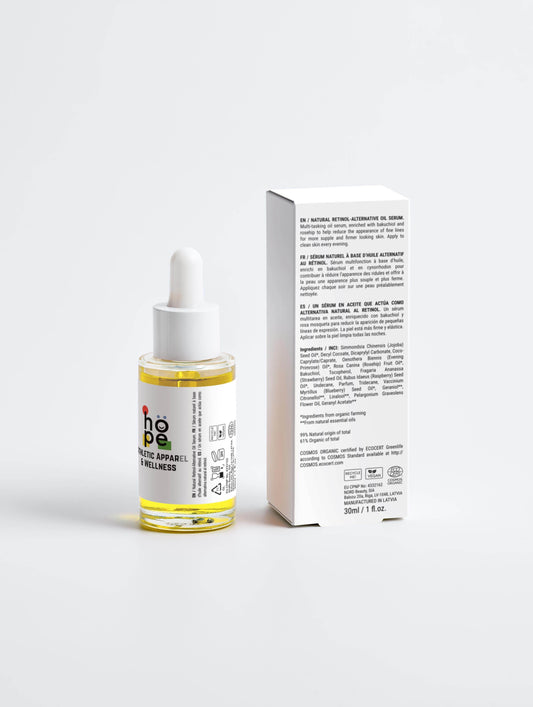 Natural Retinol Alternative Oil Serum for Youthful Skin and Radiant Glow -