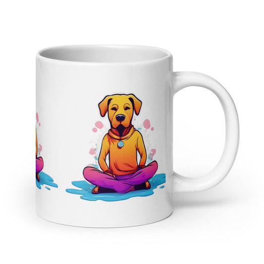Yoga Dog Coffee Mug for Dog Lovers and Yoga Enthusiasts - Perfect Gift for Pet Owners -