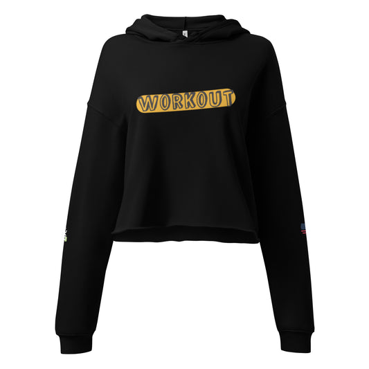 Crop Hoodie- Workout -