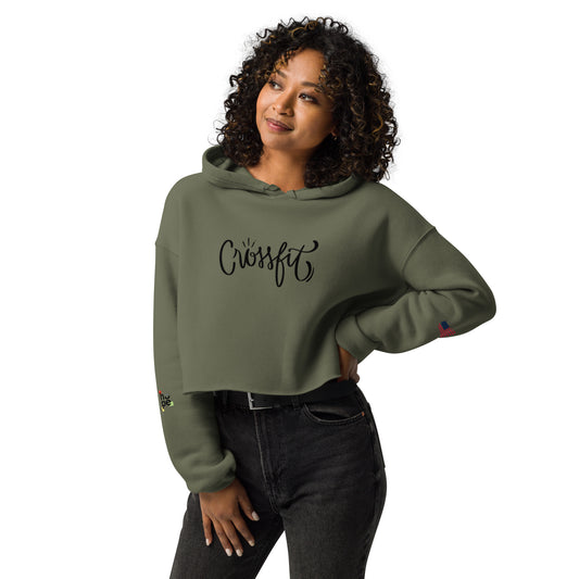 Women's Crop Hoodie- CrossFit -