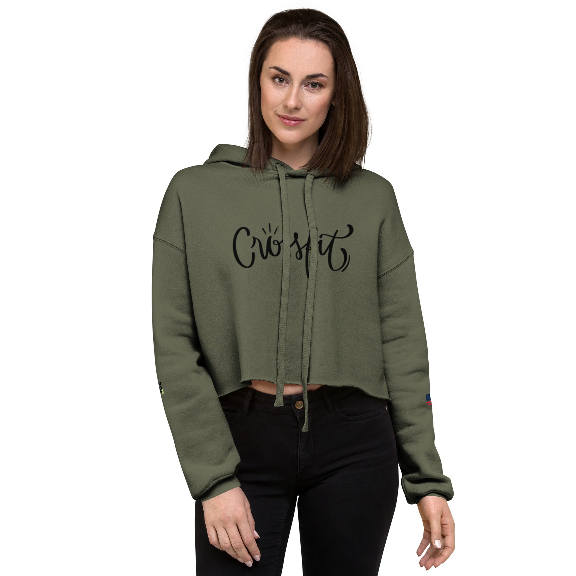 Women's Crop Hoodie- CrossFit -