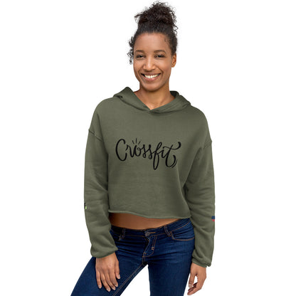 Women's Crop Hoodie- CrossFit -